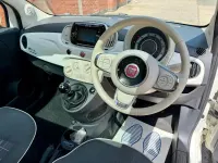 Used Fiat 500 Lounge 2016 White Hatchback