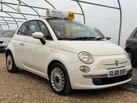 Used Fiat 500 Lounge 85 HP (62 kW) 2011 White Hatchback