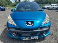 Used Peugeot 207 95 HP (69 kW) 2008 Blue Hatchback