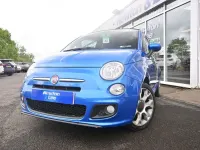 Used Fiat 500C S 69 HP (50 kW) 2014 Blue Cabriolet