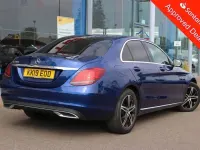 Used Mercedes C220 194 HP (142 kW) 2019 Blue Sedan