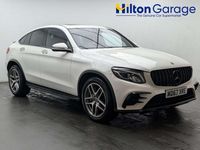 Used Mercedes GLC350 AMG line 258 HP (189 kW) 2017 White Coupe