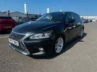 Used Lexus CT200h Luxury Line 136 HP (100 kW) 2017 Black Hatchback