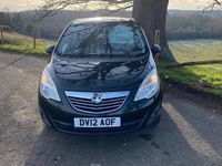 Used Vauxhall Meriva 130 HP (95 kW) 2012 Black MPV