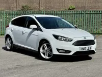 Used Ford Focus Zetec 120 HP (88 kW) 2017 White Hatchback