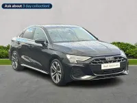 Used Audi A3 S-Line 147 HP (108 kW) 2025 Black Sedan