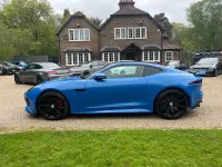 Used Jaguar F-Type SVR 575 HP (422 kW) 2017 Blue Coupe