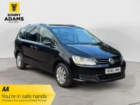 Used VW Sharan SE 150 HP (110 kW) 2017 Black MPV