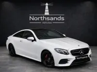 Used Mercedes E220 AMG Line Premium 2018 White Coupe