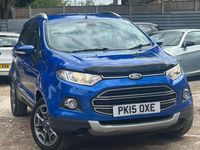 Used Ford Ecosport Titanium 2015 Blue SUV
