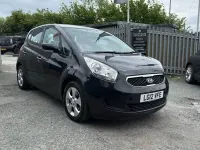 Used Kia Venga 2012 Black Hatchback