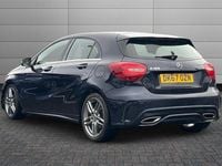 Used Mercedes A160 AMG line 102 HP (75 kW) 2017 Cavansite blue Hatchback