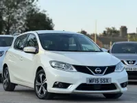 Used Nissan Pulsar Acenta 110 HP (80 kW) 2015 White Hatchback