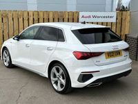 Used Audi A3 S-Line 148 HP (108 kW) 2021 White Hatchback