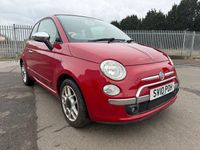 Used Fiat 500 Lounge 2010 Red Cabriolet