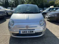 Used Fiat 500 Lounge 69 HP (50 kW) 2011 Silver Hatchback