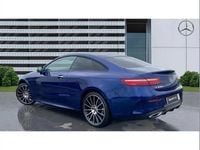 Used Mercedes E300 AMG line 245 HP (180 kW) 2020 Blue Coupe