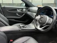 Used Mercedes E400 AMG line 340 HP (250 kW) 2019 Blue Estate