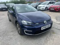 Used VW e-Golf 99 kW (135 HP) 2018 Blue Hatchback