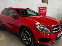 Used Mercedes GLA220 AMG line 170 HP (125 kW) 2015 Red SUV