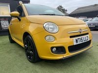 Used Fiat 500 S 69 HP (50 kW) 2015 Yellow Hatchback