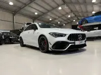 Used Mercedes CLA45 AMG AMG 421 HP (309 kW) 2022 White Coupe