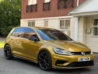 Used VW Golf VII R 2017 Yellow Hatchback