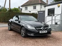 Used Mercedes E220 SE 170 HP (125 kW) 2014 Black Cabriolet