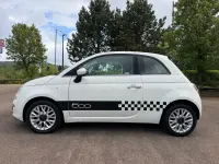 Used Fiat 500 Lounge 69 HP (50 kW) 2014 White Hatchback