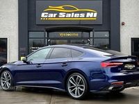 Used Audi A5 S-Line 161 HP (118 kW) 2022 Blue Hatchback
