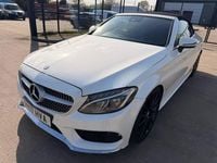 Used Mercedes C250 AMG Line Premium Plus 2017 White Cabriolet