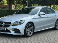 Used Mercedes C200 AMG Line Premium 184 HP (135 kW) 2018 Silver Sedan