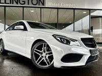 Used Mercedes E220 AMG line 177 HP (130 kW) 2016 White Coupe
