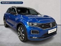 Used VW T-Roc R-line 150 HP (110 kW) 2019 Blue SUV