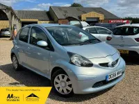Used Toyota Aygo 67 HP (49 kW) 2006 Blue Hatchback