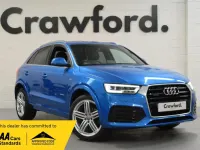 Used Audi Q3 S-line plus 184 HP (135 kW) 2016 Blue SUV