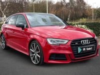 Used Audi S3 Sportback Black Edition 306 HP (225 kW) 2018 Red Hatchback