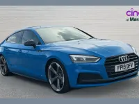 Used Audi A5 Black Edition 187 HP (137 kW) 2019 Blue Coupe