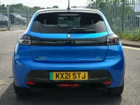 Used Peugeot e-208 Premium 100 kW (136 HP) 2021 Blue Hatchback