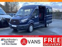 Used Ford Transit 170 HP (125 kW) 2017 Blue Van