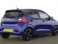 Used Hyundai i10 Premium 2021 Blue Hatchback