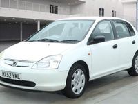 Used Honda Civic S 2002 White Hatchback