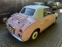 Used Nissan Figaro 76 HP (55 kW) 1991 Pink Cabriolet