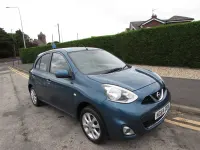 Used Nissan Micra Acenta 2015 Blue Hatchback