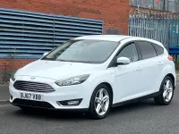 Used Ford Focus Titanium 2017 White Hatchback