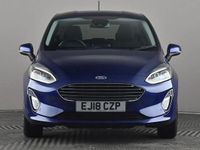 Used Ford Fiesta Titanium 125 HP (91 kW) 2018 Blue Hatchback