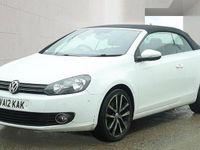 Used VW Golf Cabriolet GT 140 HP (102 kW) 2012 White Cabriolet