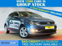 Used VW Polo Edition 90 HP (66 kW) 2017 Blue Hatchback
