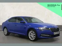 Used Skoda Superb SE L 160 HP (117 kW) 2023 Blue Hatchback