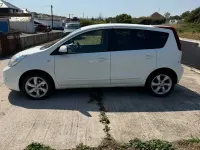 Used Nissan Note N-TEC 90 HP (66 kW) 2010 White Hatchback